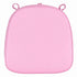 Chivari Pink with Pink Piping 2.5" Thick Chair Cushion - World's Best Cushions CUSHBST-PP-AX-T
