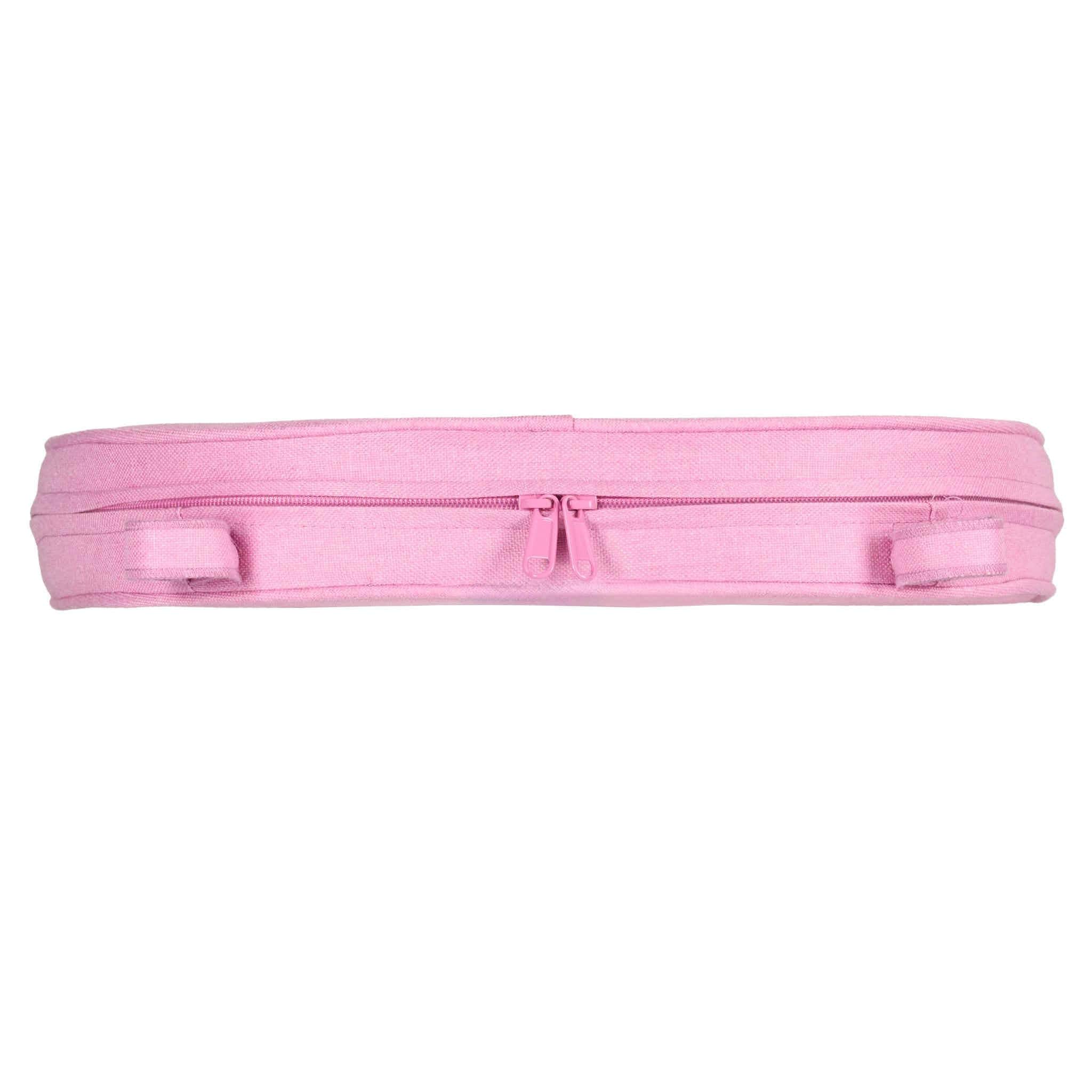 Chivari Pink with Pink Piping 2.5" Thick Chair Cushion - World's Best Cushions CUSHBST-PP-AX-T