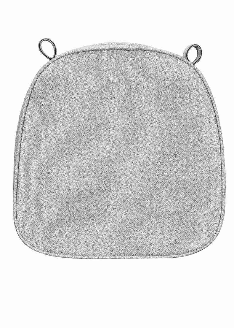 Chivari Silver with Silver Piping 2.5
