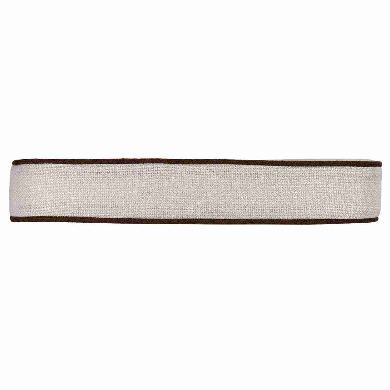 Chivari Tan with Dark Brown Piping 2.5