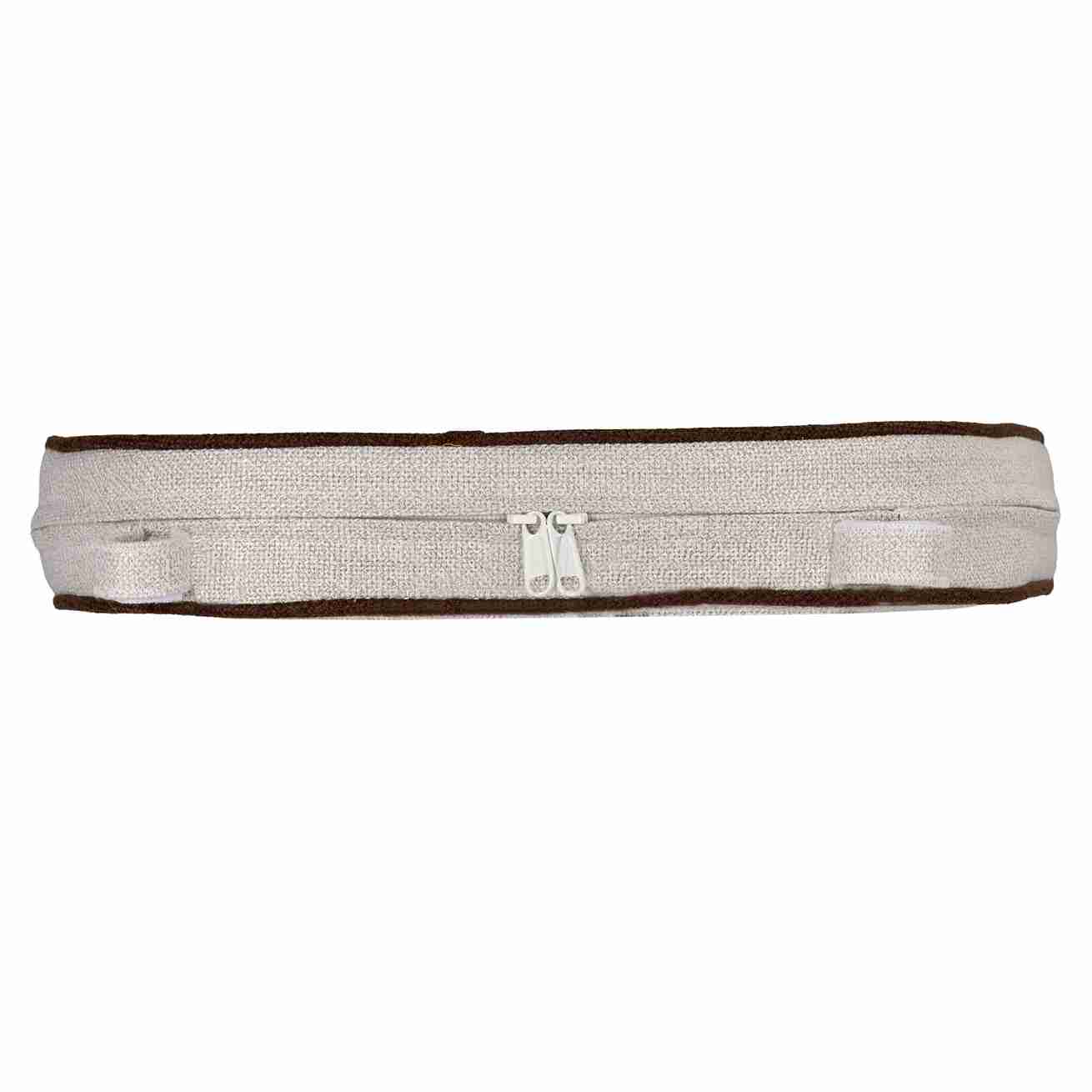 Chivari Tan with Dark Brown Piping 2.5