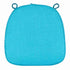 Chivari Teal with Teal Piping 2.5" Thick Chair Cushion - World's Best Cushions CUSHBST-TLTL-AX-T