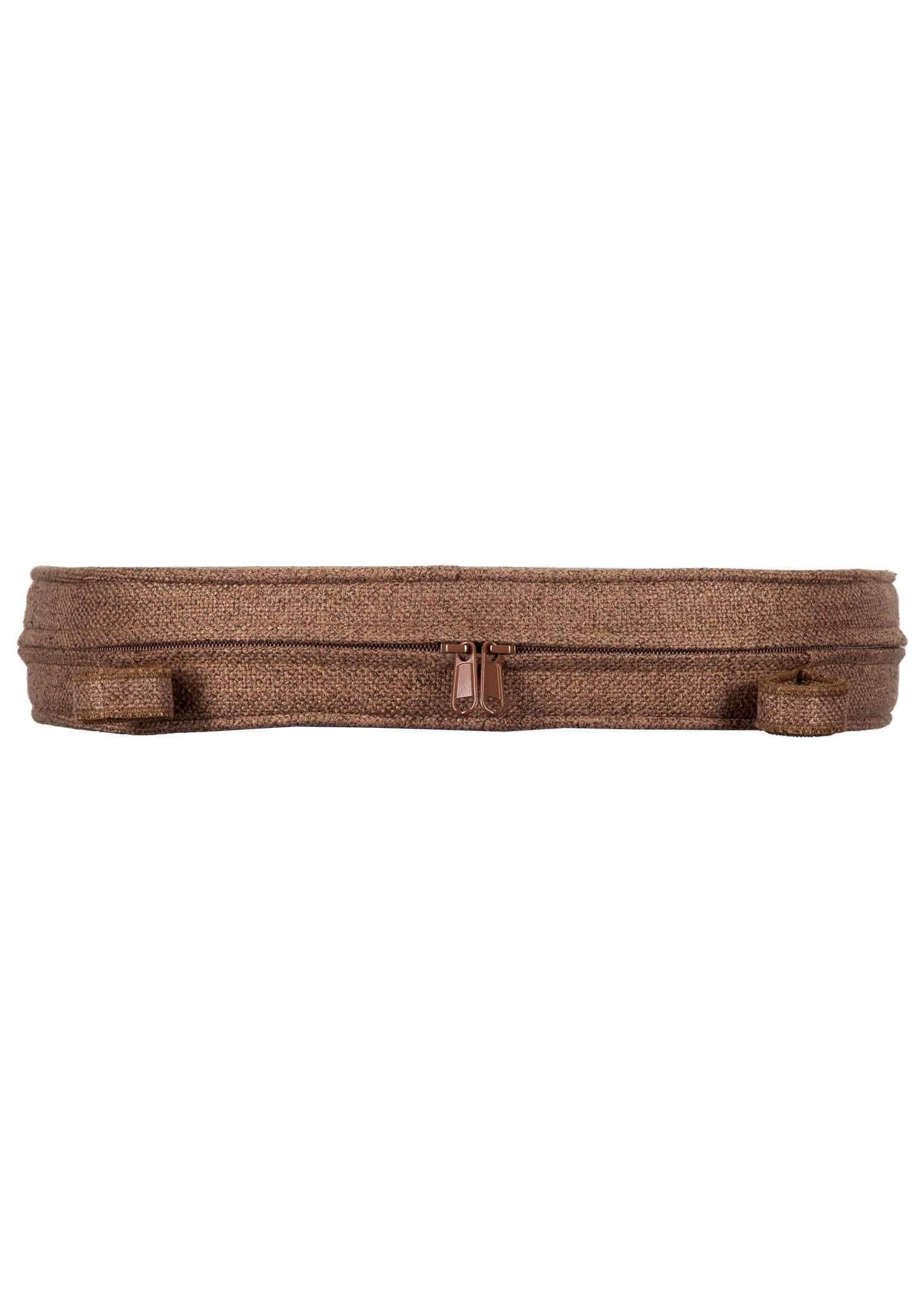Chivari Light Brown with Light Brown Piping 2.5" Thick Chair Cushion - World's Best Cushions CUSHBSTN-TPTP-AX-T
