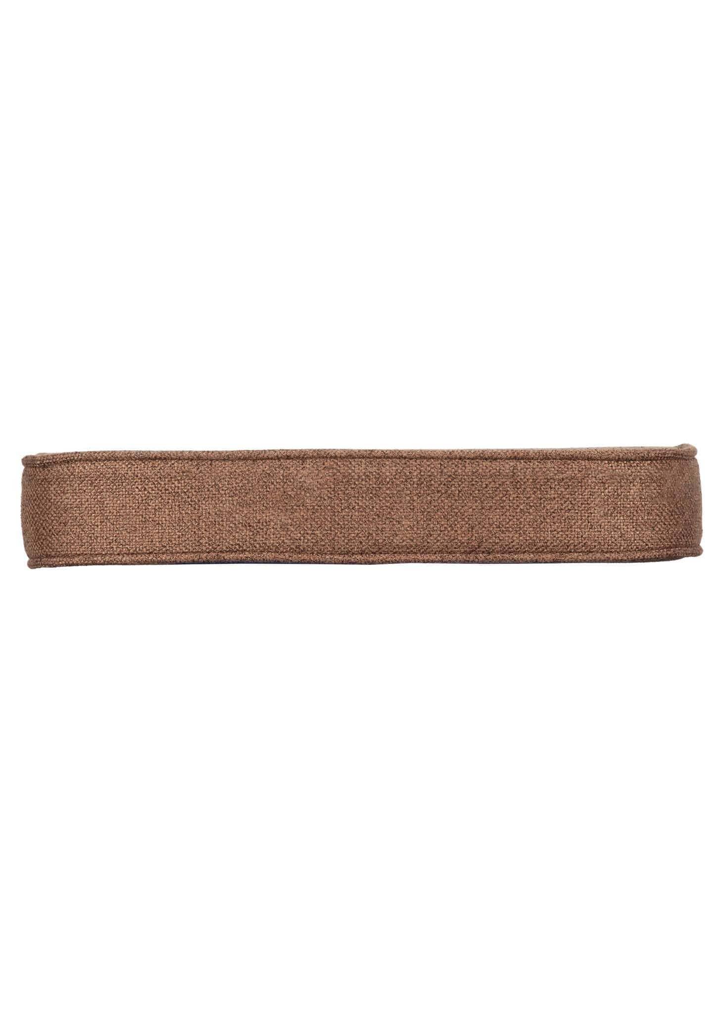 Chivari Light Brown with Light Brown Piping 2.5" Thick Chair Cushion - World's Best Cushions CUSHBSTN-TPTP-AX-T