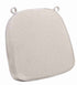 Chivari Tan with Tan Piping 2.5" Thick Chair Cushion - World's Best Cushions CUSHBST-TT-AX-T