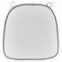 Chivari White with Gray Piping 2.5" Thick Chair Cushion - World's Best Cushions CUSHBST-WGR-AX-T