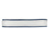 Chivari White with Navy Blue Piping 2.5" Thick Chair Cushion - World's Best Cushions CUSHBST-WNB-AX-T