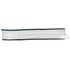 Chivari White with Navy Blue Piping 2.5" Thick Chair Cushion - World's Best Cushions CUSHBST-WNB-AX-T