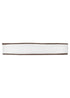 Chivari White with Light Brown Piping 2.5" Thick Chair Cushion - World's Best Cushions CUSHBST-WTP-AX-T