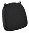 Chivari Black 2" Thick Chair Cushion - World's Best Cushions CUSHBST2-B-AX