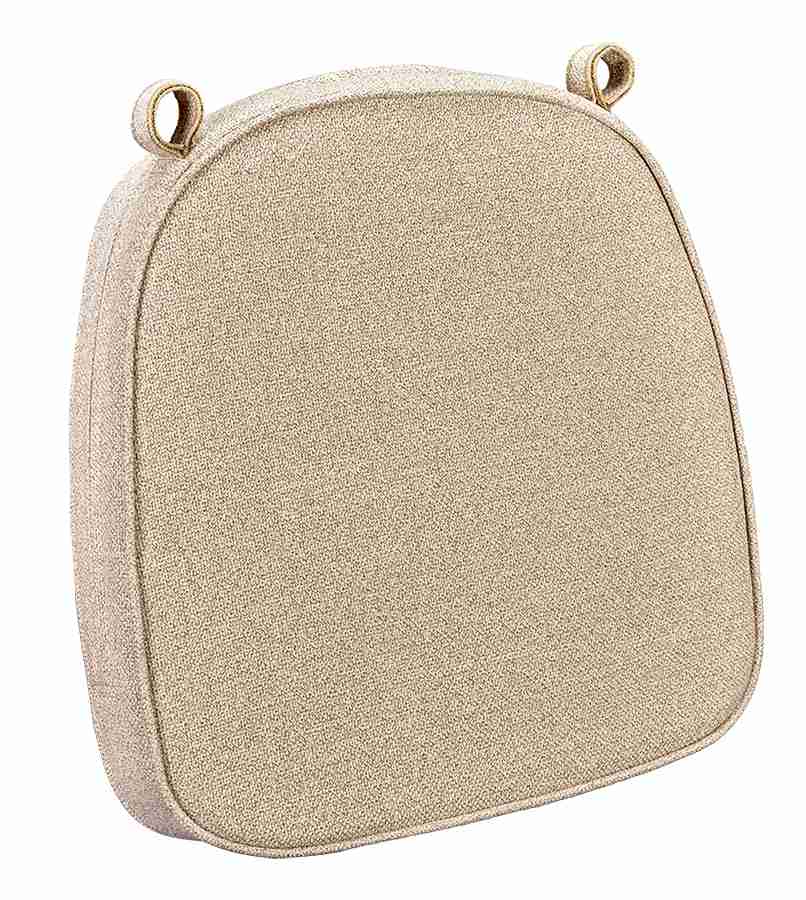 Chivari Beige 2" Thick Chair Cushion - World's Best Cushions CUSHBST2-BE-AX