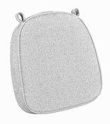 Silver 2" Thick Chair Cushion - World's Best Cushions