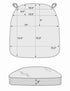Chivari Silver 2" Thick Chair Cushion - World's Best Cushions CUSHBST2-S-AX