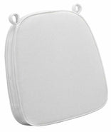 White 2" Thick Chair Cushion - World's Best Cushions