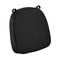 Chivari Black with Black Piping 2.5" Thick Chair Cushion - World's Best Cushions CUSHBSTN-BB-AX-T