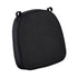 Chivari Black with Black Piping 2.5" Thick Chair Cushion - World's Best Cushions CUSHBSTN-BB-AX-T