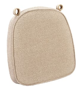 Chivari Beige with Beige Piping 2.5" Thick Chair Cushion - World's Best Cushions CUSHBSTN-BRBR-AX-T