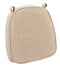 Chivari Beige with Beige Piping 2.5" Thick Chair Cushion - World's Best Cushions CUSHBSTN-BRBR-AX-T