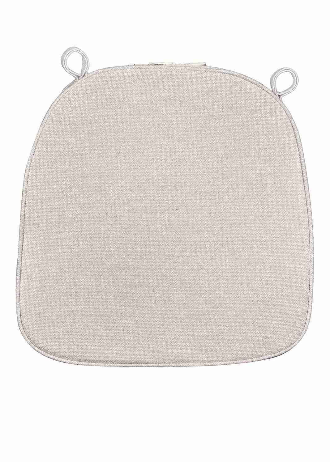 Chivari Tan with Tan Piping 2.5" Thick Chair Cushion - World's Best Cushions CUSHBSTN-TT-AX-T