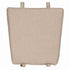 Chivari Beige 1" Thick Chiavari Chair Back Cushion CUSHCBK-BGE-A