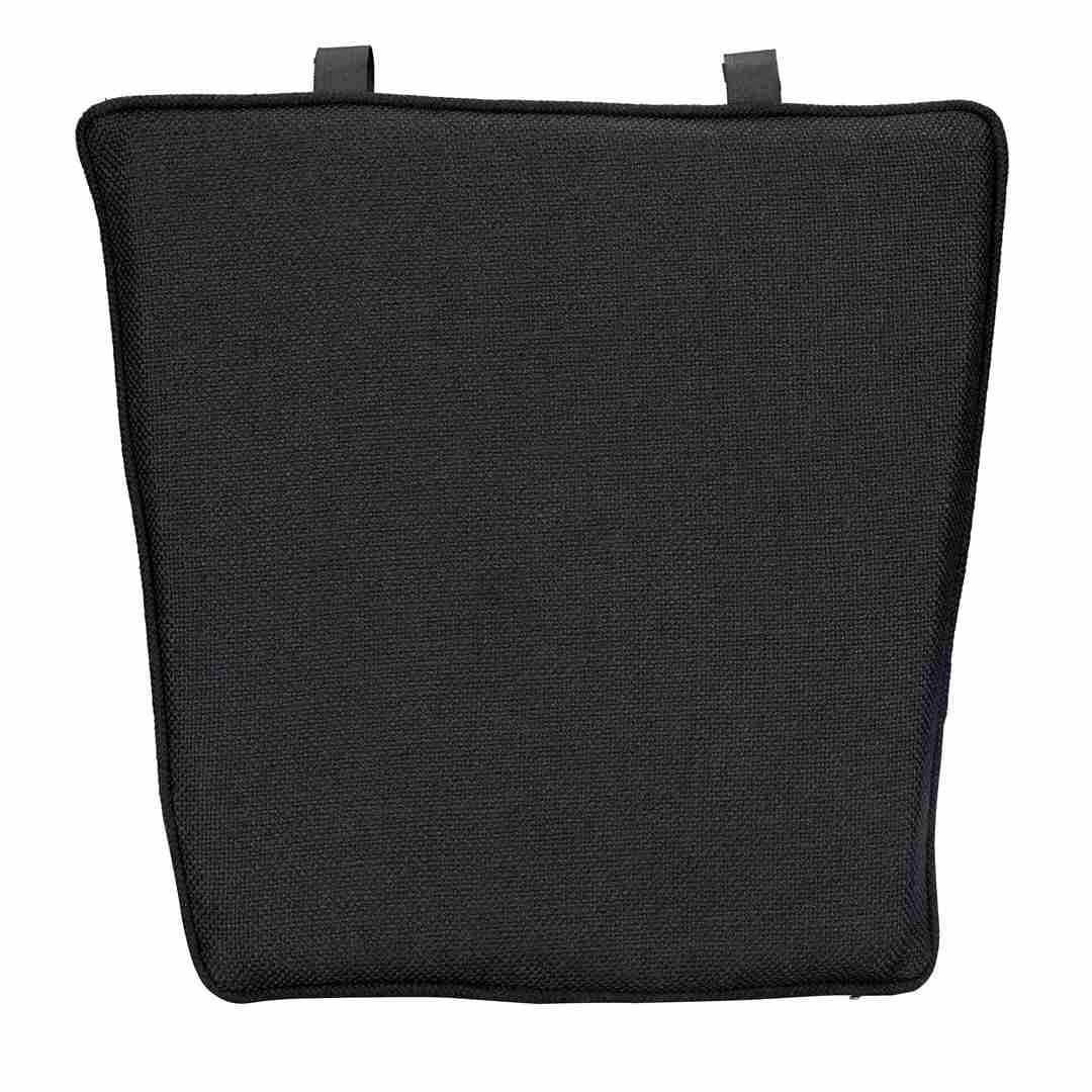 Chivari Black 1" Thick Fabric Chiavari Chair Back Cushion CUSHCBK-BLK-A