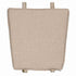 Chivari Beige Chiavari Chair Comfort Upgrade Kit with SlipNot™ Technology CUSHCBK-PNB-BGE-A
