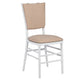 Chivari Beige Chiavari Chair Comfort Upgrade Kit with SlipNot™ Technology CUSHCBK-PNB-BGE-A
