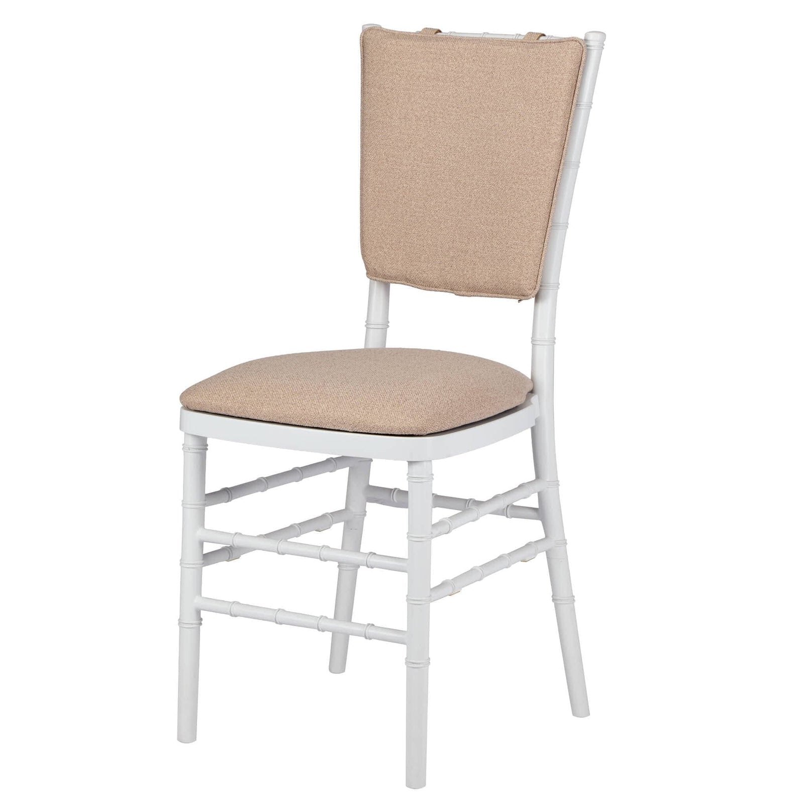Chivari Beige Chiavari Chair Comfort Upgrade Kit with SlipNot™ Technology CUSHCBK-PNB-BGE-A
