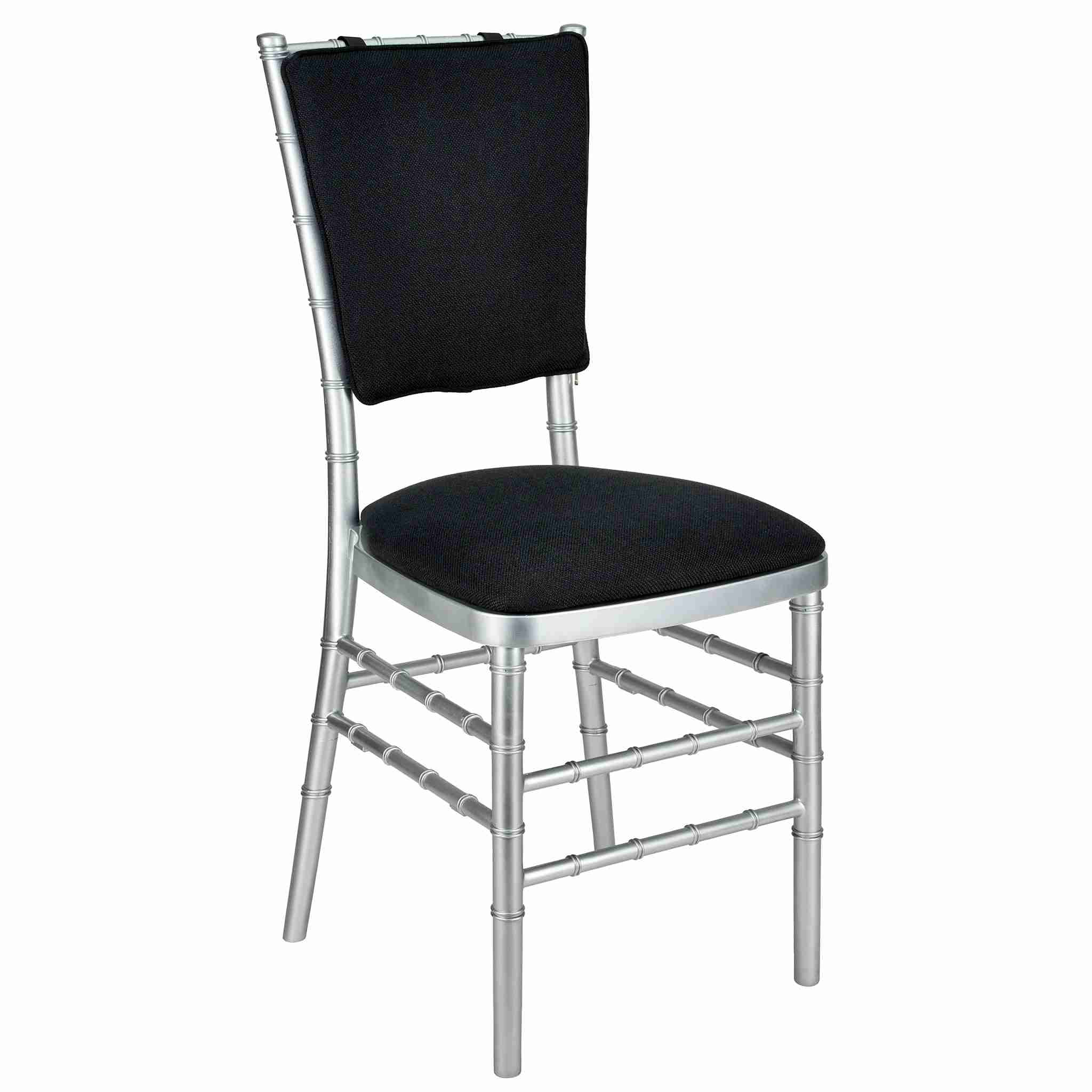 Chivari Black Chiavari Chair Comfort Upgrade Kit with SlipNot™ Technology CUSHCBK-PNB-BLK-A
