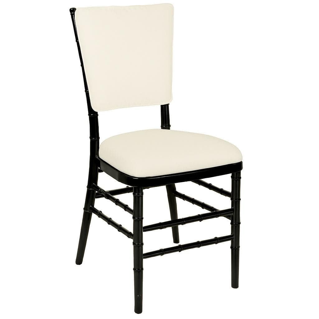 Chivari Ivory Chiavari Chair Comfort Upgrade Kit with SlipNot™ Technology CUSHCBK-PNB-IVY-A