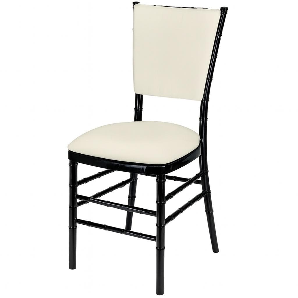 Chivari Ivory Chiavari Chair Comfort Upgrade Kit with SlipNot™ Technology CUSHCBK-PNB-IVY-A