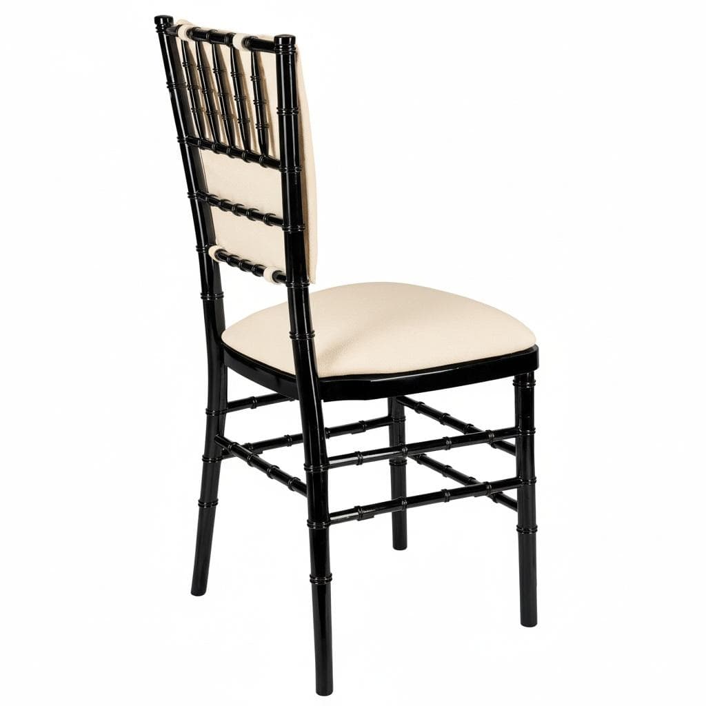 Chivari Ivory Chiavari Chair Comfort Upgrade Kit with SlipNot™ Technology CUSHCBK-PNB-IVY-A