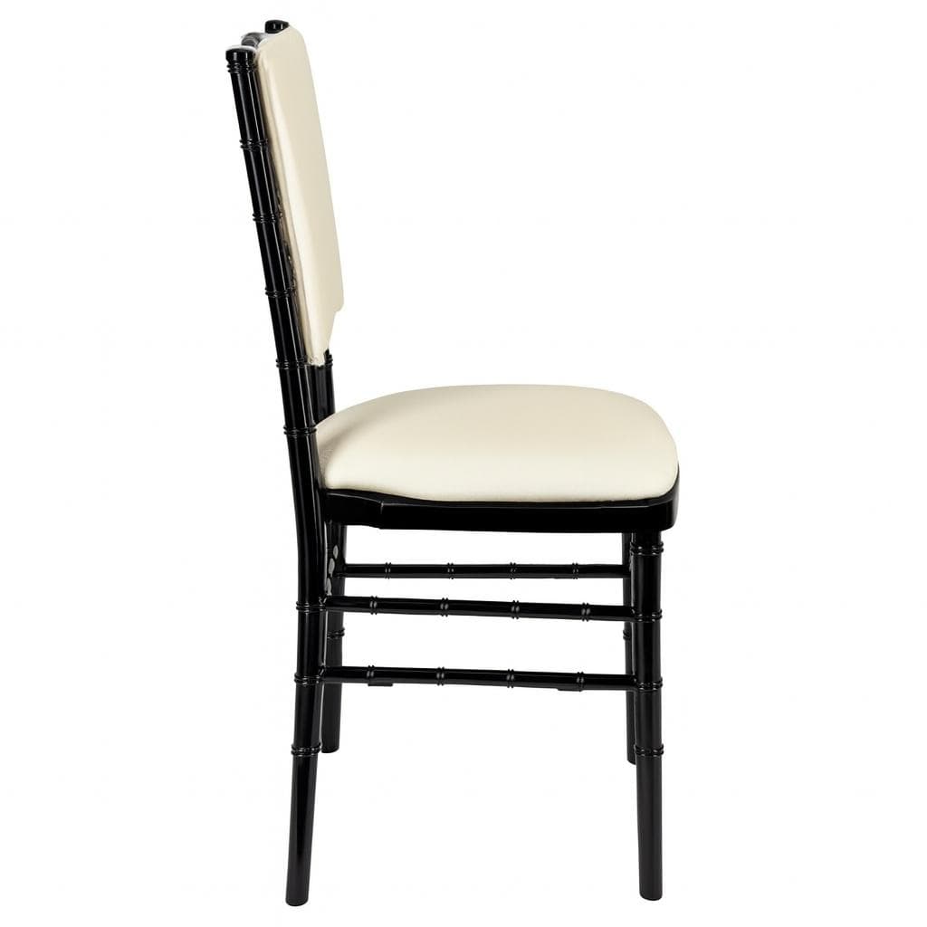 Chivari Ivory Chiavari Chair Comfort Upgrade Kit with SlipNot™ Technology CUSHCBK-PNB-IVY-A