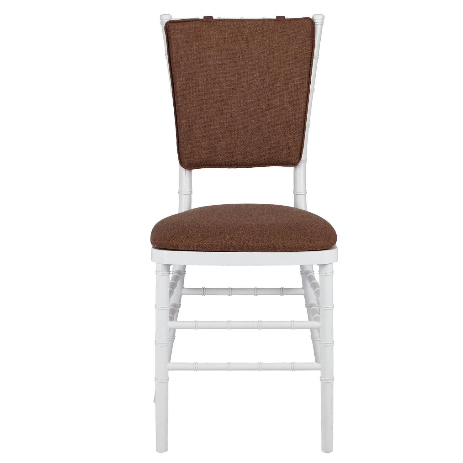 Chivari Light Brown Chiavari Chair Comfort Upgrade Kit with SlipNot™ Technology CUSHCBK-PNB-LBN-A