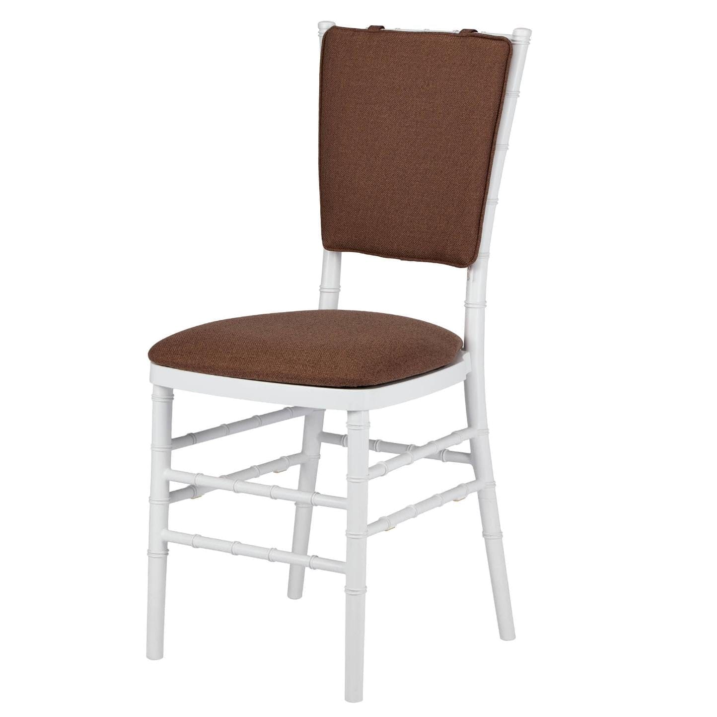 Chivari Light Brown Chiavari Chair Comfort Upgrade Kit with SlipNot™ Technology CUSHCBK-PNB-LBN-A
