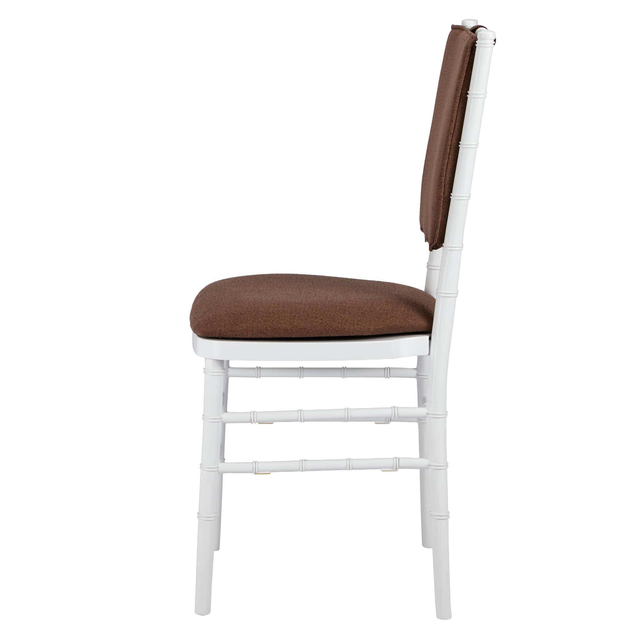 Chivari Light Brown Chiavari Chair Comfort Upgrade Kit with SlipNot™ Technology CUSHCBK-PNB-LBN-A