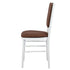 Chivari Light Brown Chiavari Chair Comfort Upgrade Kit with SlipNot™ Technology CUSHCBK-PNB-LBN-A