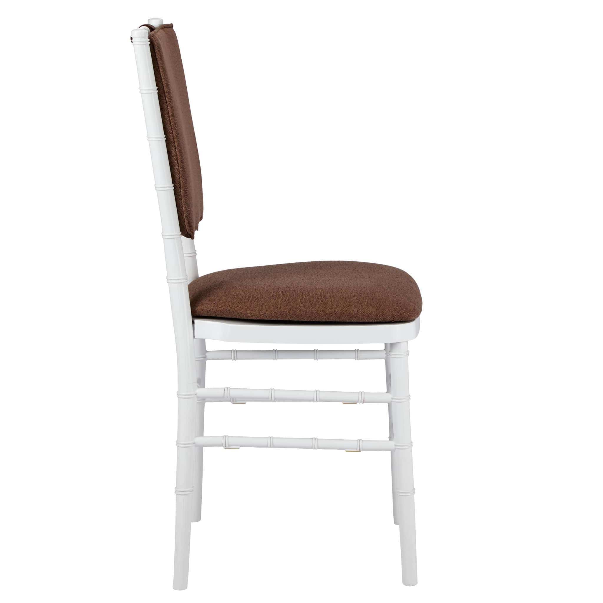 Chivari Light Brown Chiavari Chair Comfort Upgrade Kit with SlipNot™ Technology CUSHCBK-PNB-LBN-A