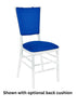 Chivari Royal Blue Chiavari Chair Comfort Upgrade Kit with SlipNot™ Technology CUSHCBK-PNB-RB-A