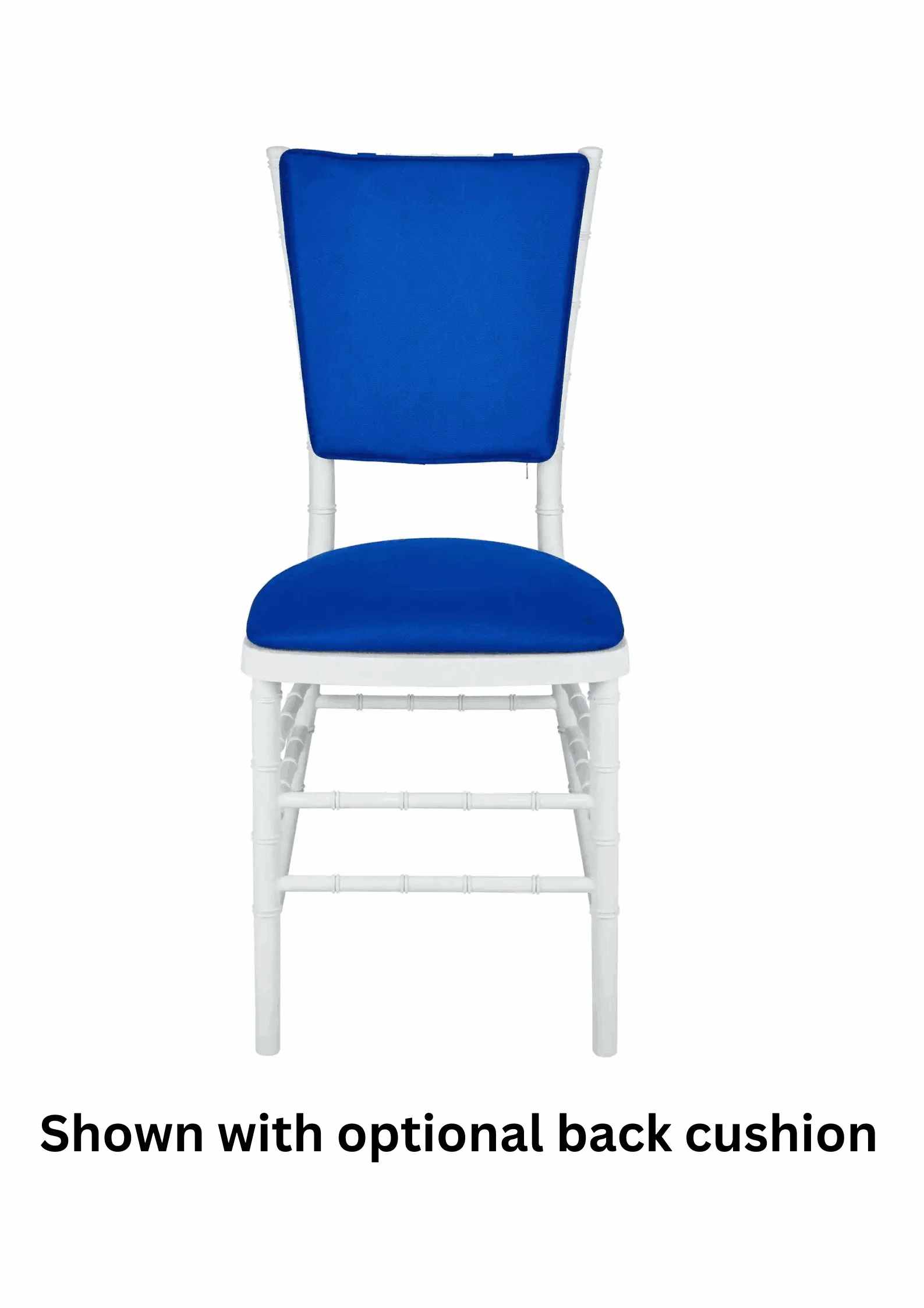 Chivari Royal Blue Chiavari Chair Comfort Upgrade Kit with SlipNot™ Technology CUSHCBK-PNB-RB-A