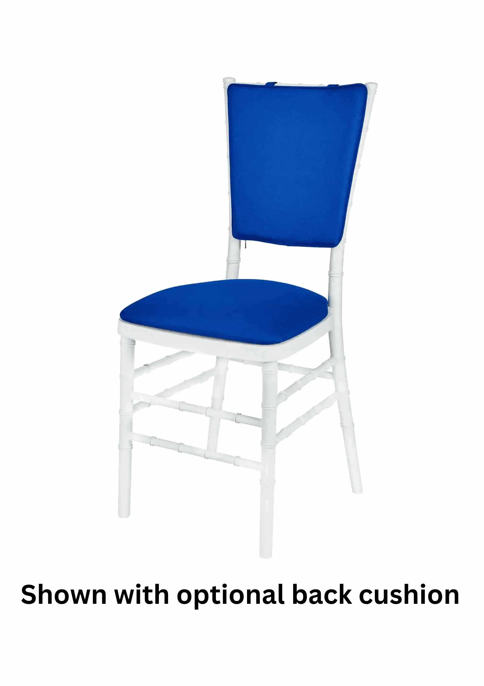 Chivari Royal Blue Chiavari Chair Comfort Upgrade Kit with SlipNot™ Technology CUSHCBK-PNB-RB-A