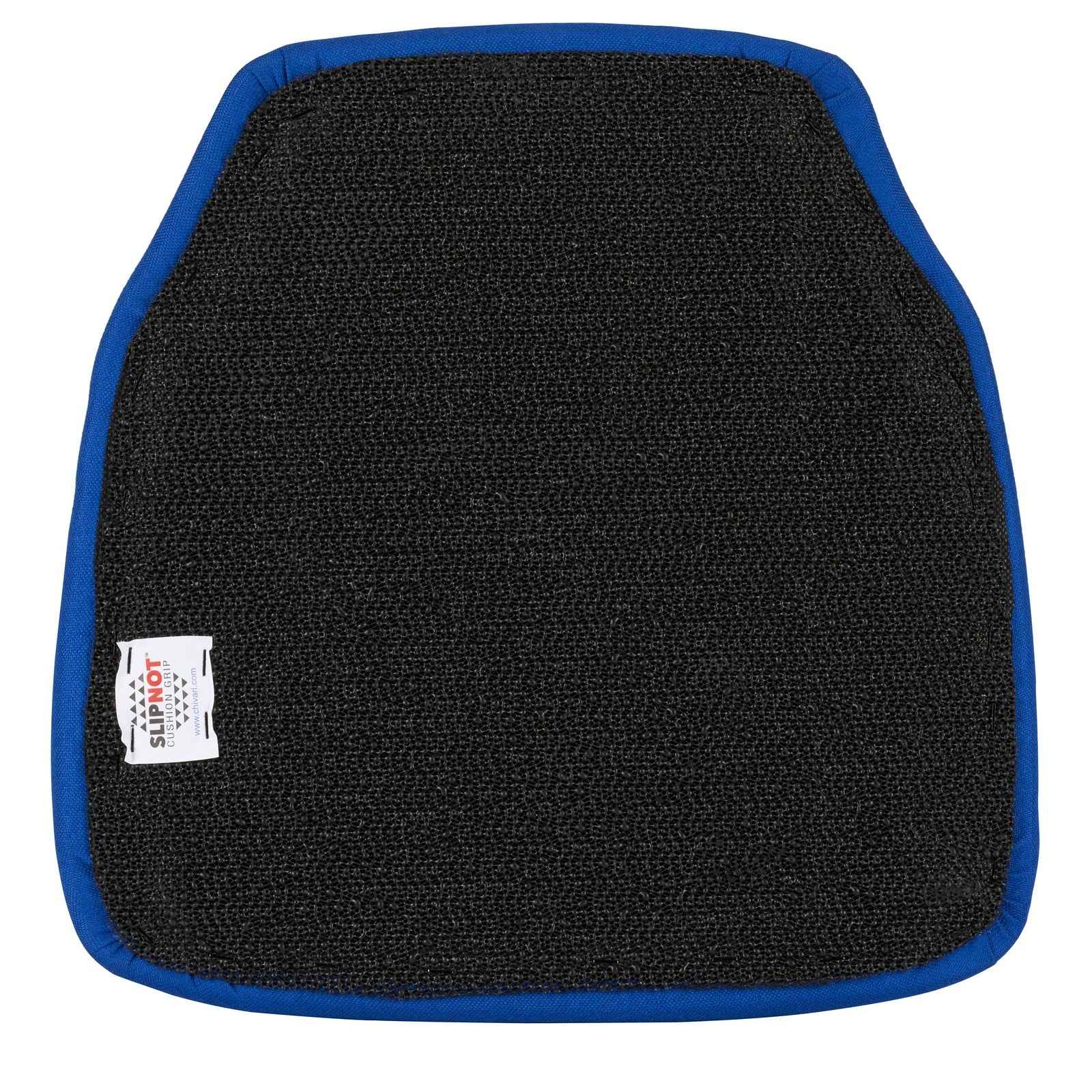 Chivari Royal Blue Chiavari Chair Comfort Upgrade Kit with SlipNot™ Technology CUSHCBK-PNB-RB-A