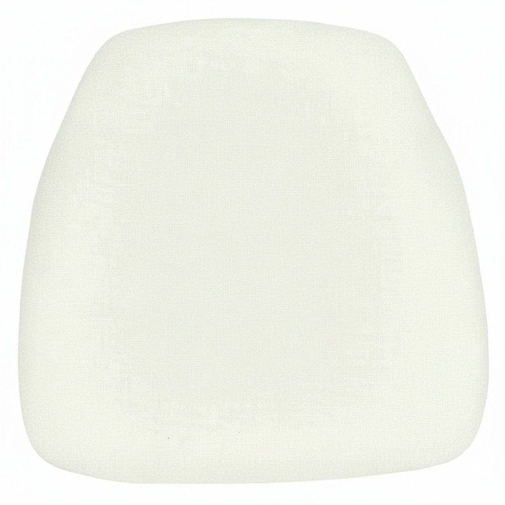 Chivari White Chiavari Chair Comfort Upgrade Kit with SlipNot™ Technology CUSHCBK-PNB-WHI-A