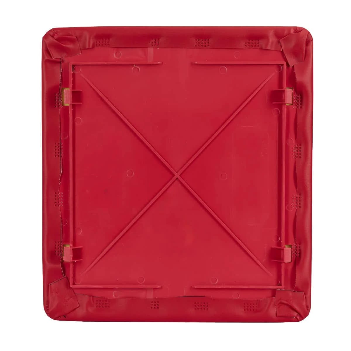 Chivari Red Replacement Cushion for Resin Folding Chairs CUSHFOLDRESINRED-AX-T
