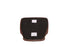 Chivari Brown 1.75" Thick Vinyl Panel Chiavari Chair Cushion CUSHPANVINBRN-CONT-AX-T
