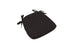 Chivari Black Cushion Cover Sham with Tie Straps L-SHAM-MATTE-1S-BLK-ZG-T