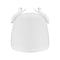Chivari White Cushion Cover Sham with Tie Straps L-SHAM-MATTE-1S-WHI-ZG-T
