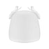 Chivari White Cushion Cover Sham with Tie Straps L-SHAM-MATTE-1S-WHI-ZG-T