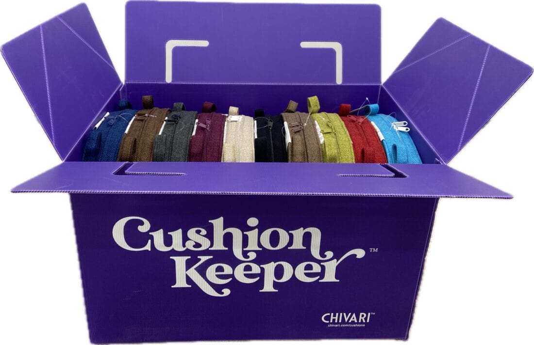 Cushion Keeper™ Storage Box - Pack of 4, Holds 64 Cushions