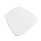 Chivari White 2.0" Thick Vinyl Chiavari Chair Cushion CUSHSTRAPVINWHI-PVC-AX-T